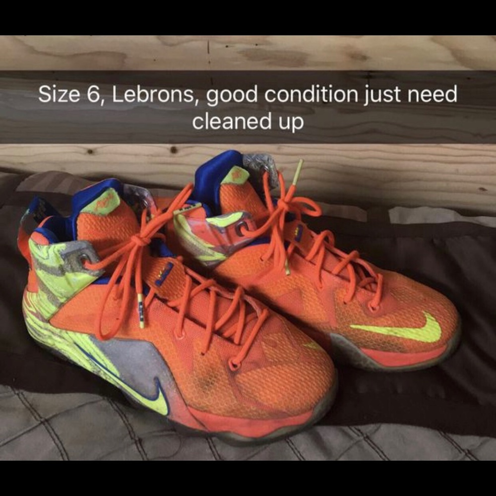 Boys Nike Lebron shoes